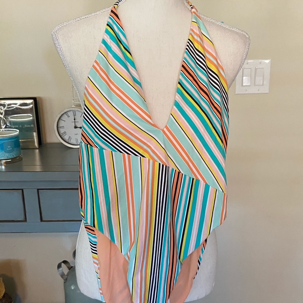 Striped Swim Suit